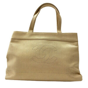 CHANEL Cream Tote Bag